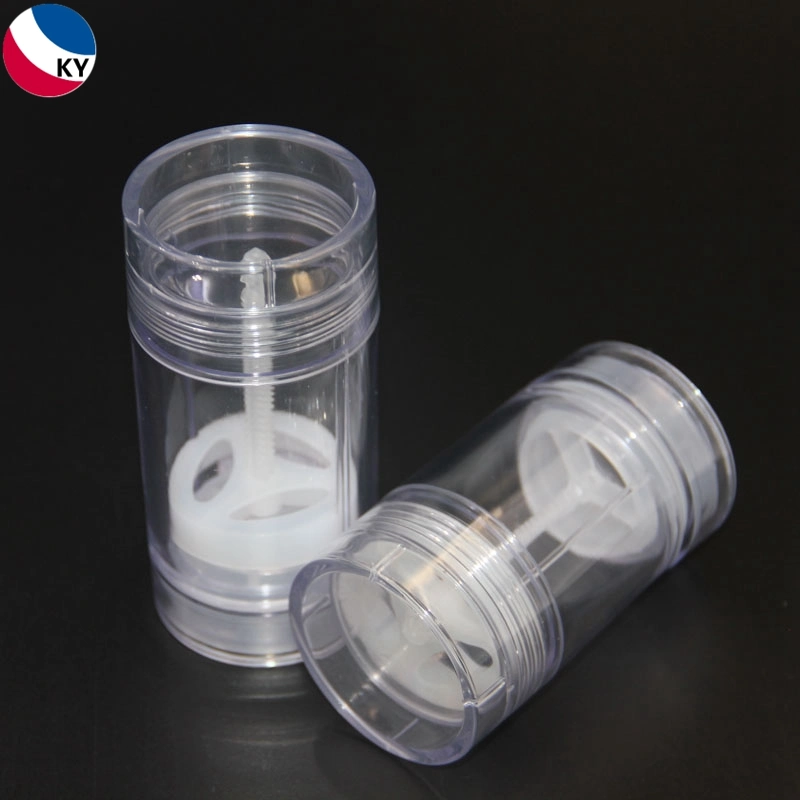 50ml Transparent Plastic Round Deodorant Containers