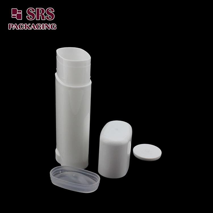 Oval Shape Deodorant Stick 15ml 30ml 75ml Plastic Cosmetic Container