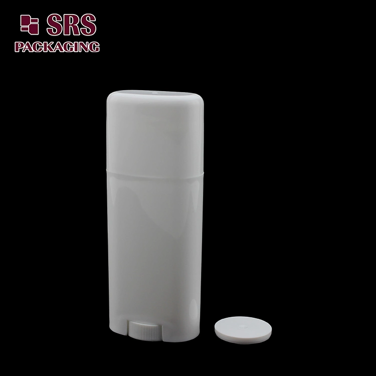 Oval Shape Deodorant Stick 15ml 30ml 75ml Plastic Cosmetic Container