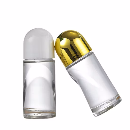 Haute qualité 50 ml vide bâton déodorant rouleau sur bouteille 50 ml rouleau conteneur pour déodorant parfum d'huile essentielle
